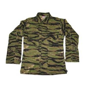 4 Pocket BDU Shirt (Cotton/Poly Ripstop)(Asian Tiger Stripe Camo)