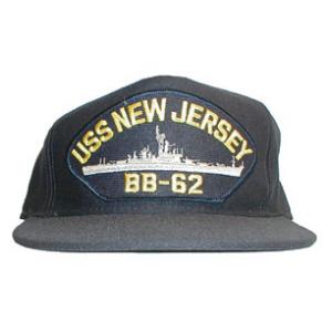 USS New Jersey BB-62  Cap (Dark Navy)