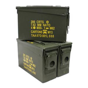 G I .30 Caliber Size Ammo Can (Used)