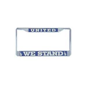 United We Stand License Plate Frame