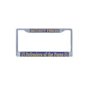 Security Forces Defenders Of The Force License Plate Frame