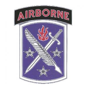 95th Civil Affairs Brigade Combat Service I.D. Badge