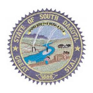 South Dakota State Seal Patch