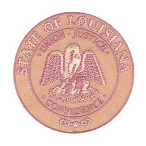 Louisiana State Seal Patch
