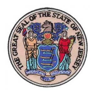 New Jersey State Seal Patch
