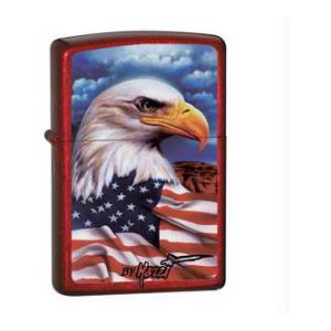 Freedom Watch Zippo Lighter (Candy Apple Red)