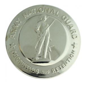Army National Guard Recruiter Identification Badge (Silver)