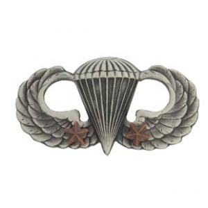 Army Combat Parachutist (2-Star) Skill Badge