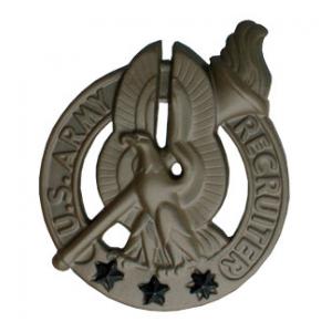 Army Recruiter Identification Badge (Brown)