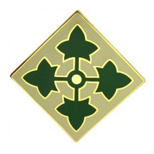 4th Infantry Division Combat Service I.D. Badge