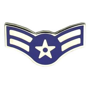 Air Force Airman 1st Class (Metal Chevron)