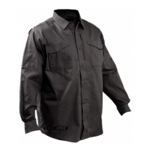 Tru-Spec 24/7 Series Long Sleeve Field Shirt (Black)