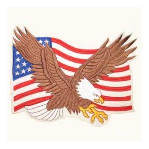 American Flag  with Eagle (Back Patch)