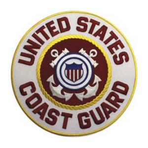 U.S. Coast Guard Round (Back Patch)