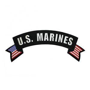 US Marines Rocker Back Patch