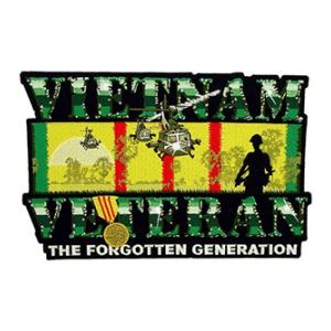 Vietnam Veteran - The Forgotten Generation (Back Patch)