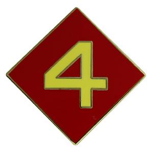 4th Marine Division Pin
