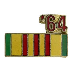 Vietnam Service Ribbon with 64 Pin