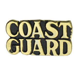 Coast Guard Script Pin