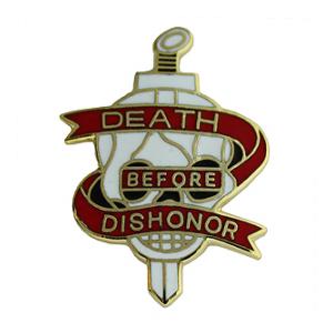 Death Before Dishonor Pin
