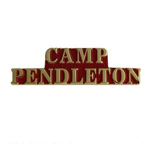 Camp Pendleton Script Pin