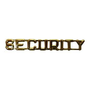 SECURITY Pin (Gold)