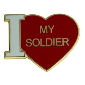 Army - I Love My Soldier Pin