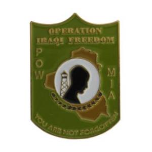 POW MIA Operation Iraqi Freedom You Are Not Forgotten Pin