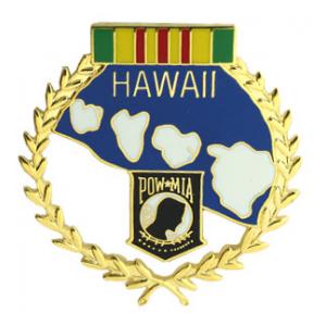 POW * MIA Hawaii Pin