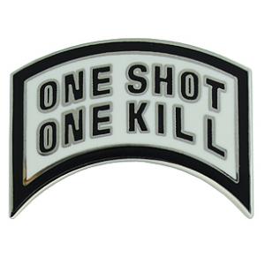 One Shot One Kill Tab Pin