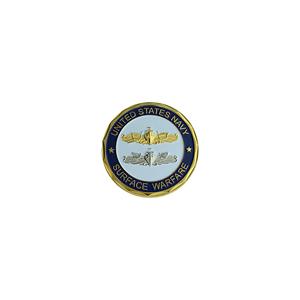 Navy Surface Warfare Challenge Coin