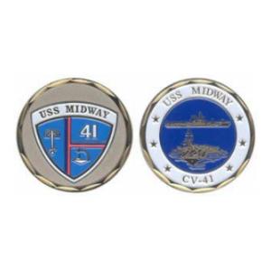 USS Midway CV-41 Challenge Coin