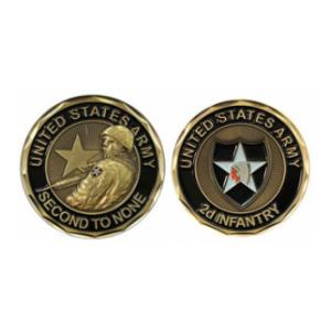 Army 2nd Infantry Division Challenge Coin