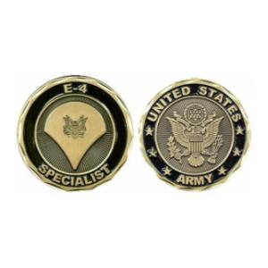 Army Specialist Challenge Coin