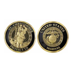 Marine Corps St. Christopher Challenge Coin