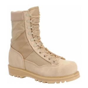 9" Corcoran Tan Fleshout Leather and Cordura Non-Insulated Desert Combat Boot