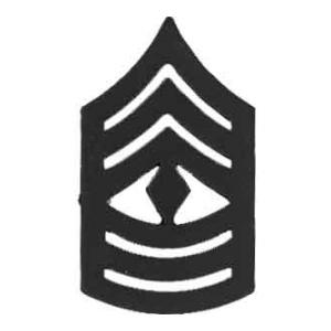 Marine Corps First Sergeant (Metal Chevron) (Subdued)