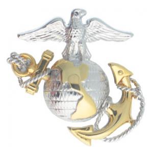 Marine Corps Officer Cap Badge (Regulation)