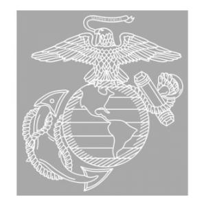 US Marines Eagle Globe and Anchor Vinyl Transfer
