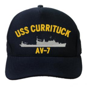 USS Currituck AV-7 (Dark Navy) (Direct Embroidered)