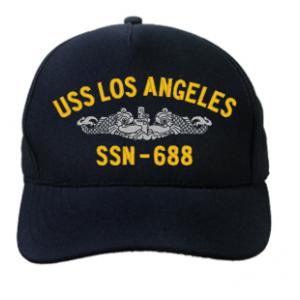 USS Los Angeles SSN-688 Cap (Dark Navy) (Direct Embroidered)