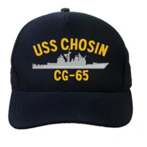 USS Chosin CG-65 Cap (Dark Navy) (Direct Embroidered)