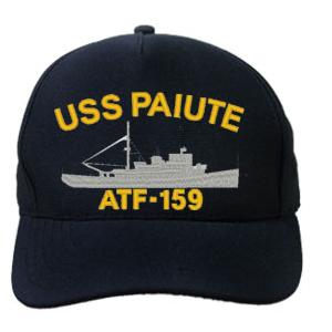 USS Paiute ATF-159 Cap with Boat (Dark Navy) (Direct Embroidered)