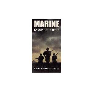 Marine Earning The Title DVD/VHS