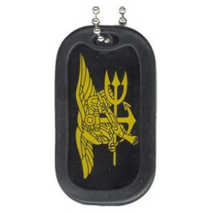 US Navy Seal Dog Tag with Trident