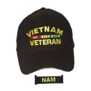 Vietnam Veteran Extreme Embroidery Cap with Ribbons