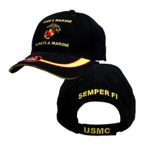USMC Once a Marine, Always A Marine Cap (Black)