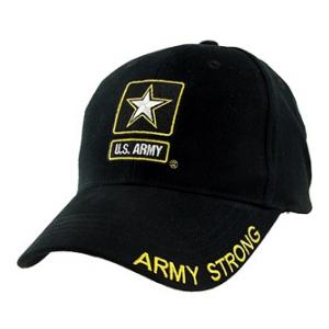 U.S. Army Logo Army Strong Cap (Black)