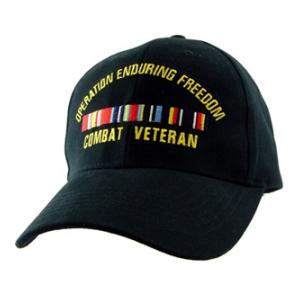 OEF Combat Vet Cap (Black)