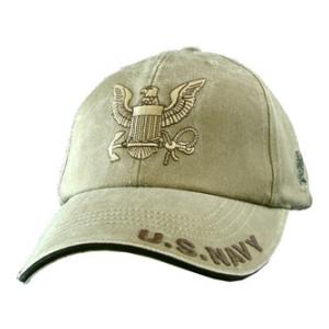 US Navy Logo Cap (Khaki)